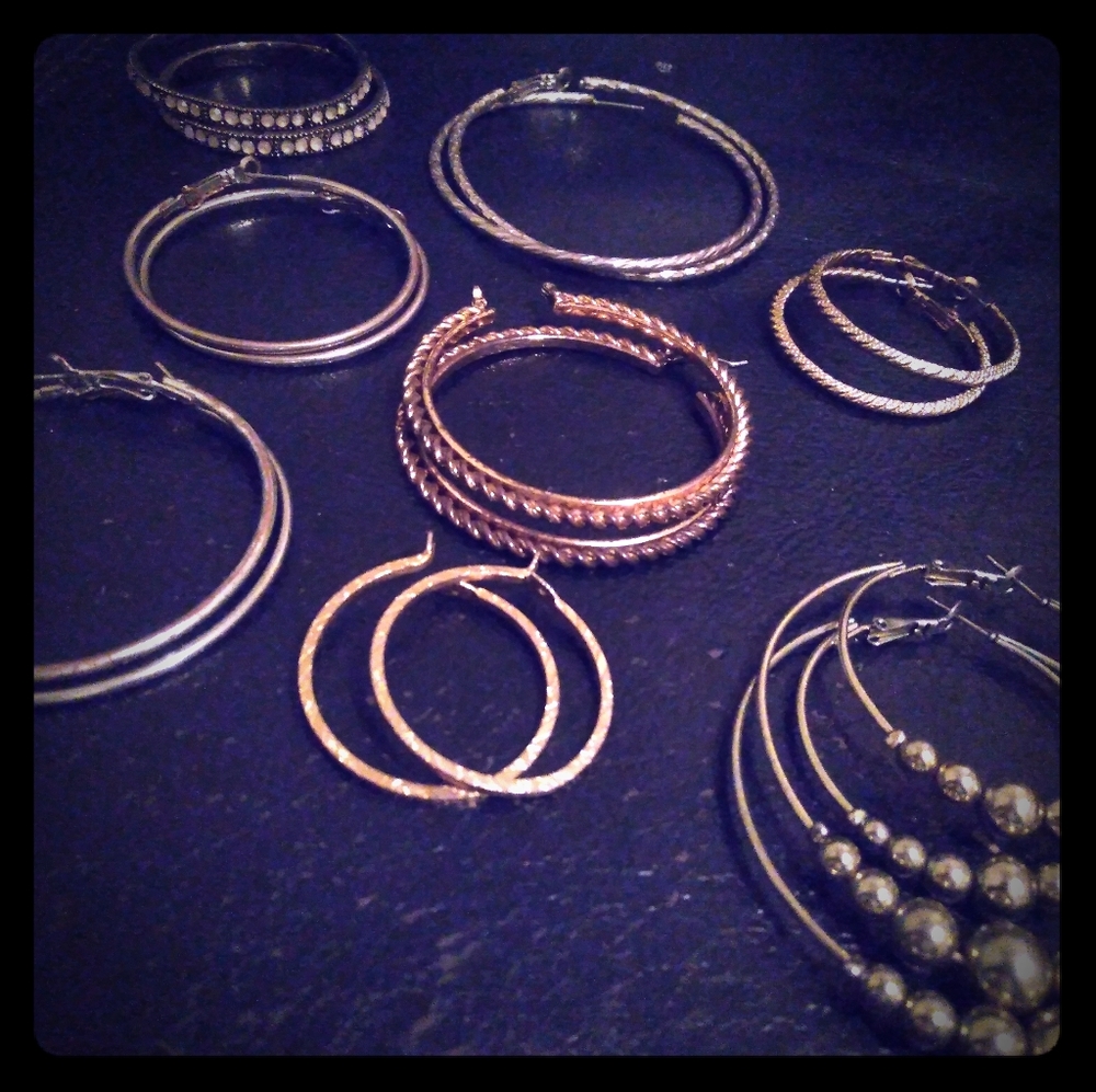 Hoop earrings